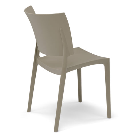 Sedia in polipropilene Sharp impilabile Design moderno da Interno/Esterno