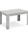 Tavolo in legno melaminico allungabile finitura cemento