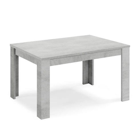 Tavolo in legno melaminico allungabile finitura cemento