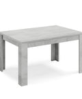 Tavolo in legno melaminico allungabile finitura cemento