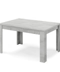 Tavolo in legno melaminico allungabile finitura cemento