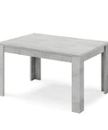 Tavolo in legno melaminico allungabile finitura cemento