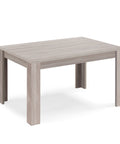 Tavolo in legno melaminico allungabile finitura olmo