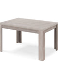 Tavolo in legno melaminico allungabile finitura olmo