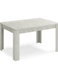 Tavolo in legno melaminico allungabile finitura olmo gesso