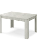 Tavolo in legno melaminico allungabile finitura olmo gesso