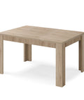 Tavolo in legno melaminico allungabile finitura rovere derby