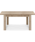 Tavolo in legno melaminico allungabile finitura rovere derby