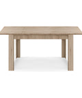 Tavolo in legno melaminico allungabile finitura rovere derby