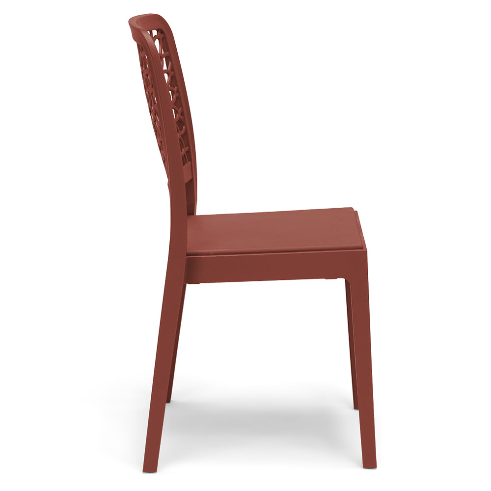 Sedia in polipropilene Tiche impilabile Design moderno da Interno/Esterno