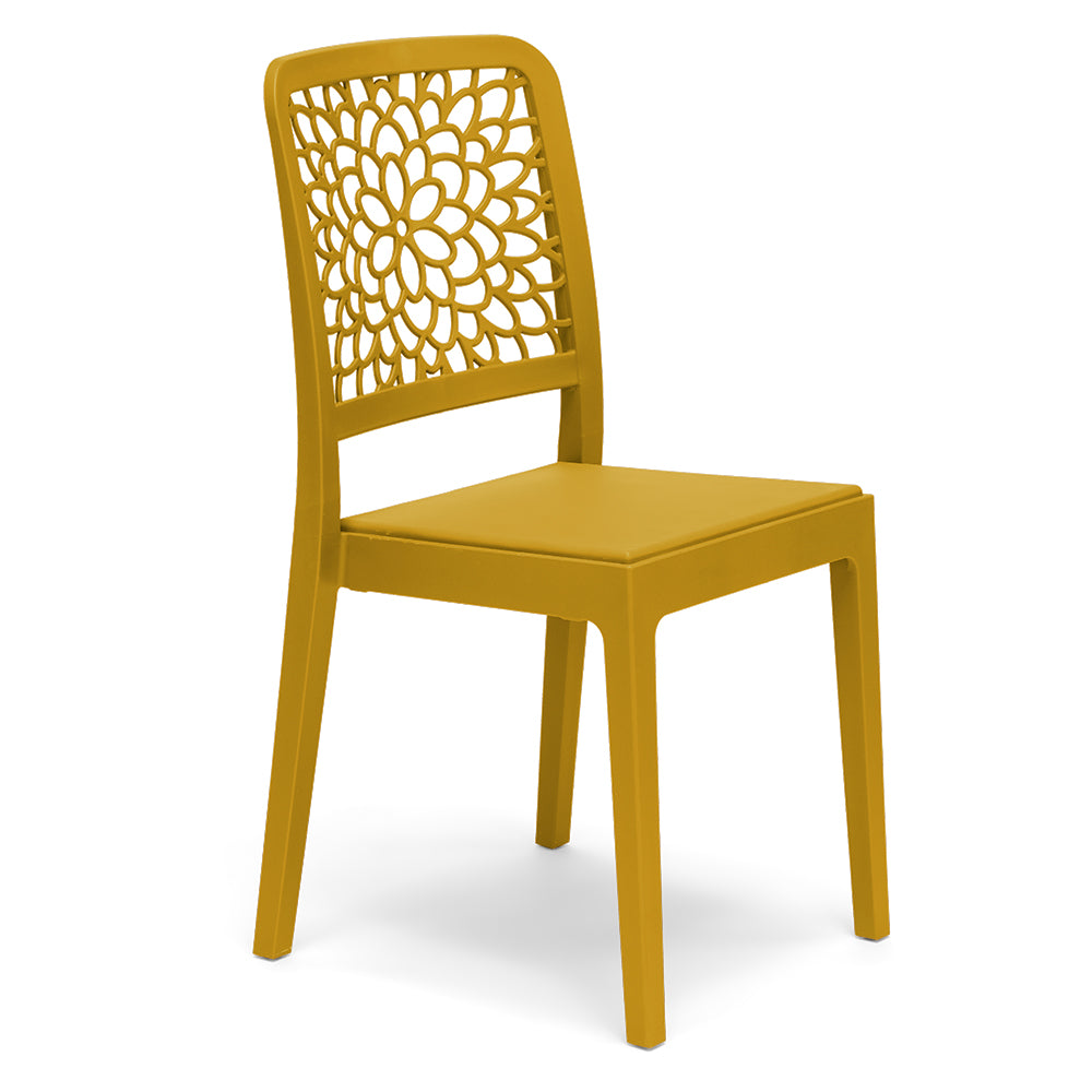 Sedia in polipropilene Tiche impilabile Design moderno da Interno/Esterno