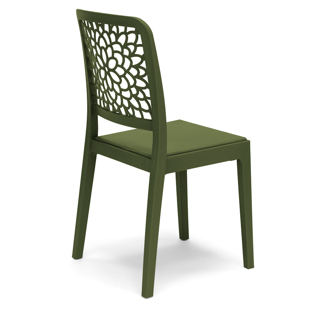 Sedia in polipropilene Tiche impilabile Design moderno da Interno/Esterno