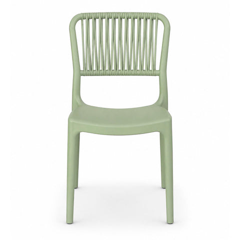 Sedia in polipropilene Viola impilabile Design moderno da Interno/Esterno