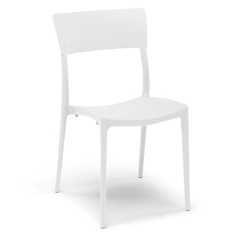 Sedia in polipropilene Zen impilabile Design moderno da Interno/Esterno