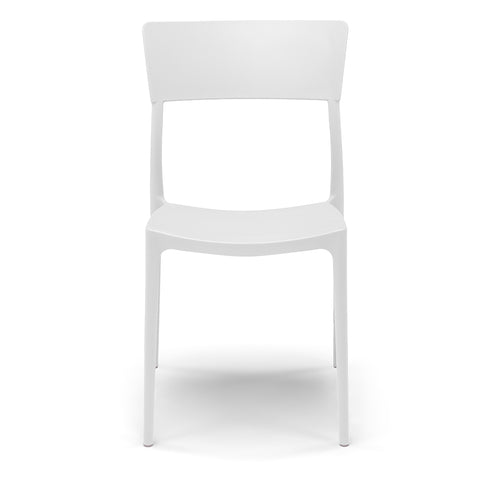 Sedia in polipropilene Zen impilabile Design moderno da Interno/Esterno