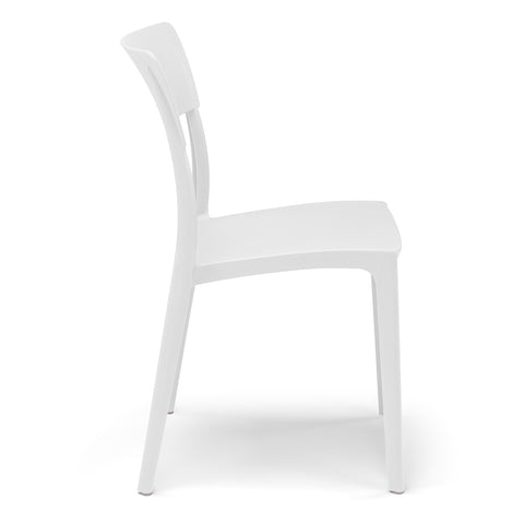 Sedia in polipropilene Zen impilabile Design moderno da Interno/Esterno