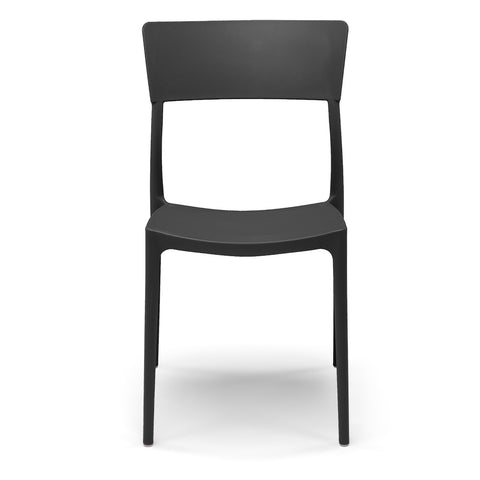 Sedia in polipropilene Zen impilabile Design moderno da Interno/Esterno