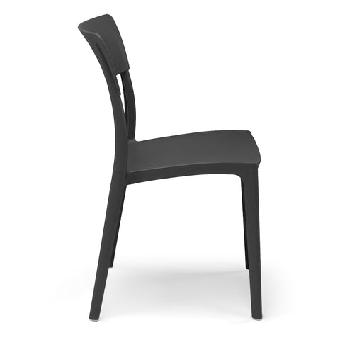 Sedia in polipropilene Zen impilabile Design moderno da Interno/Esterno