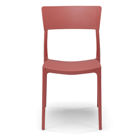 Sedia in polipropilene Zen impilabile Design moderno da Interno/Esterno