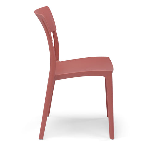 Sedia in polipropilene Zen impilabile Design moderno da Interno/Esterno