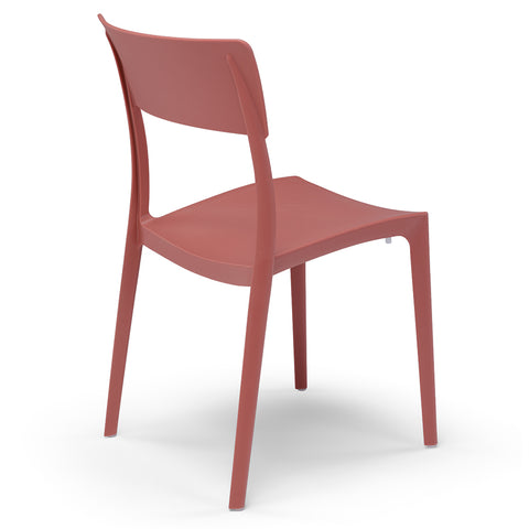 Sedia in polipropilene Zen impilabile Design moderno da Interno/Esterno