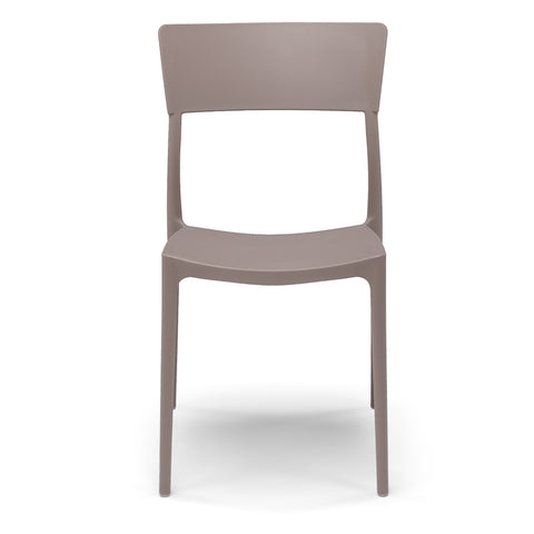 Sedia in polipropilene Zen impilabile Design moderno da Interno/Esterno